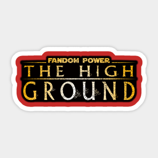 The High Ground Sticker